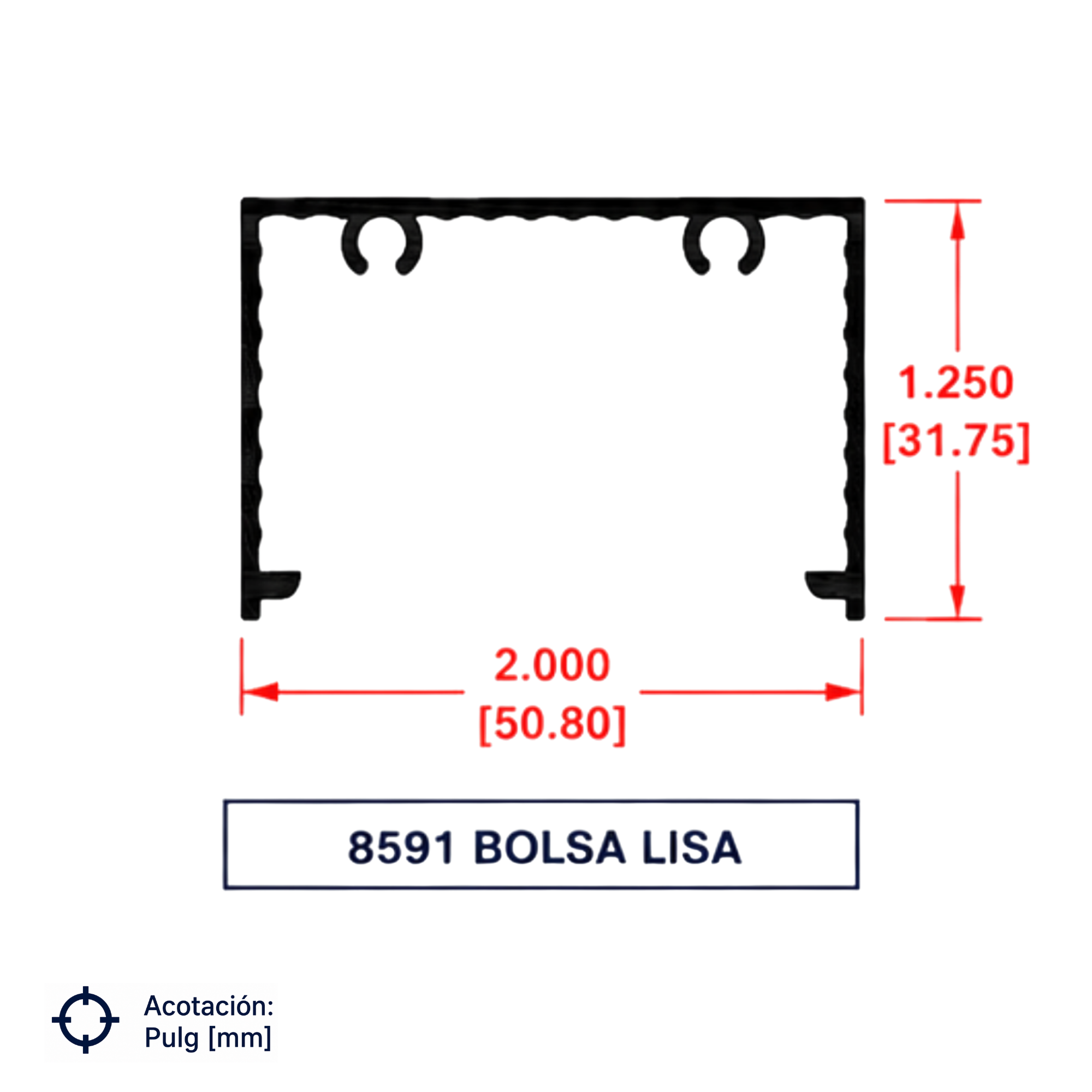 8591 | BOLSA LISA SERIE DE 2"