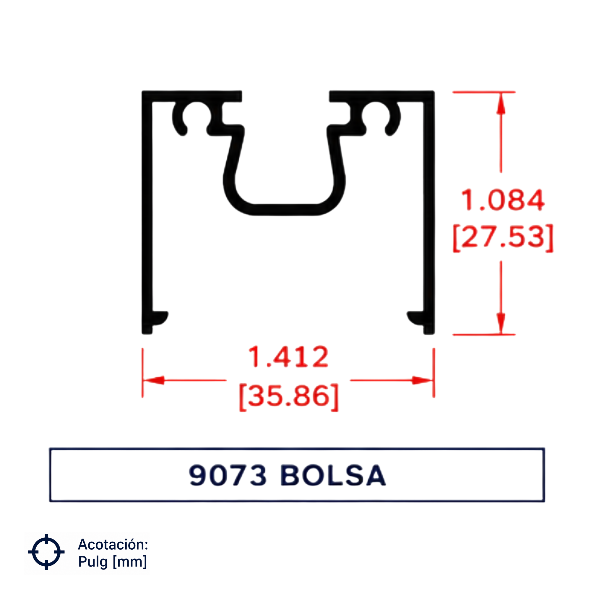 9073 | BOLSA SERIE DE 1.5"