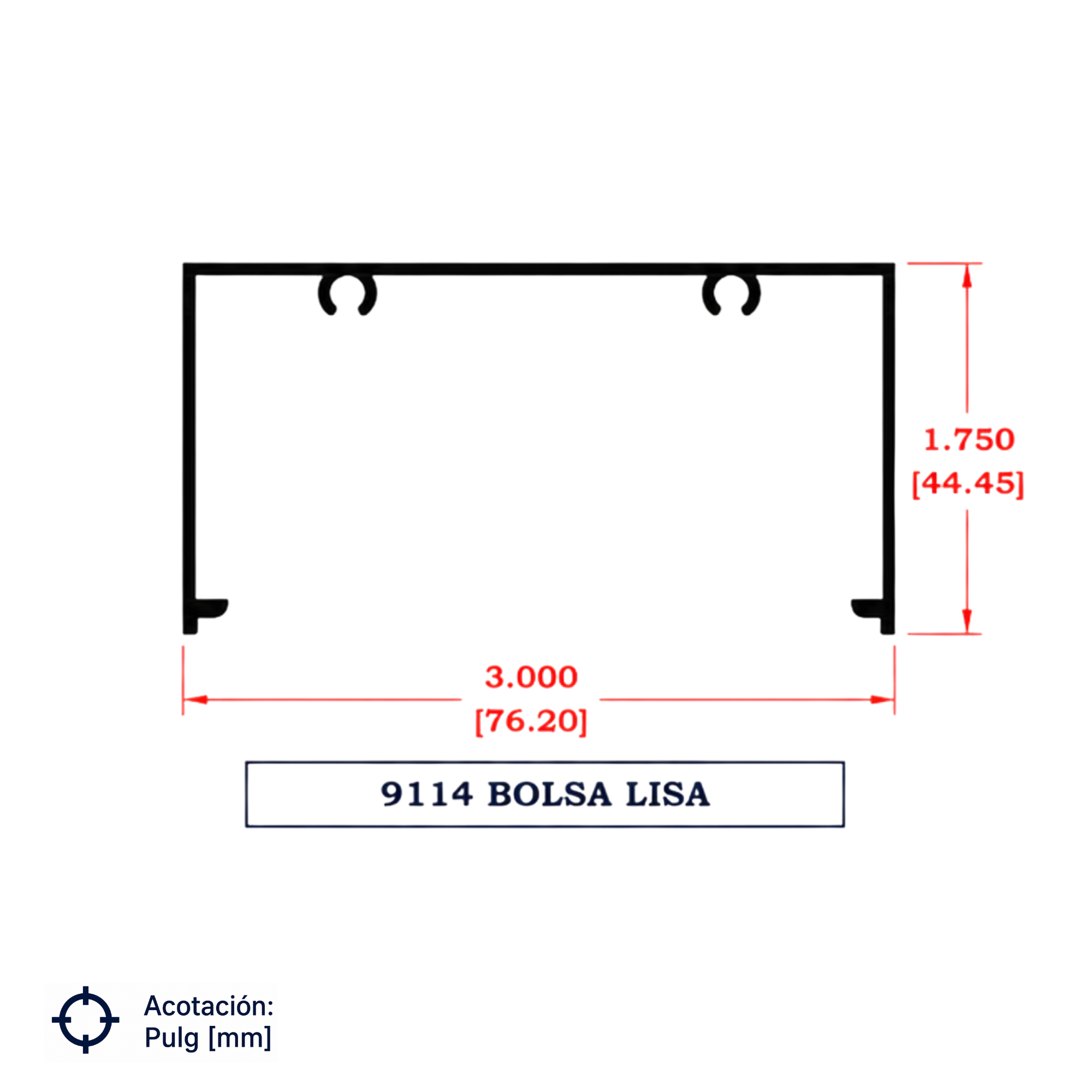 9114 | BOLSA LISA SERIE 3"