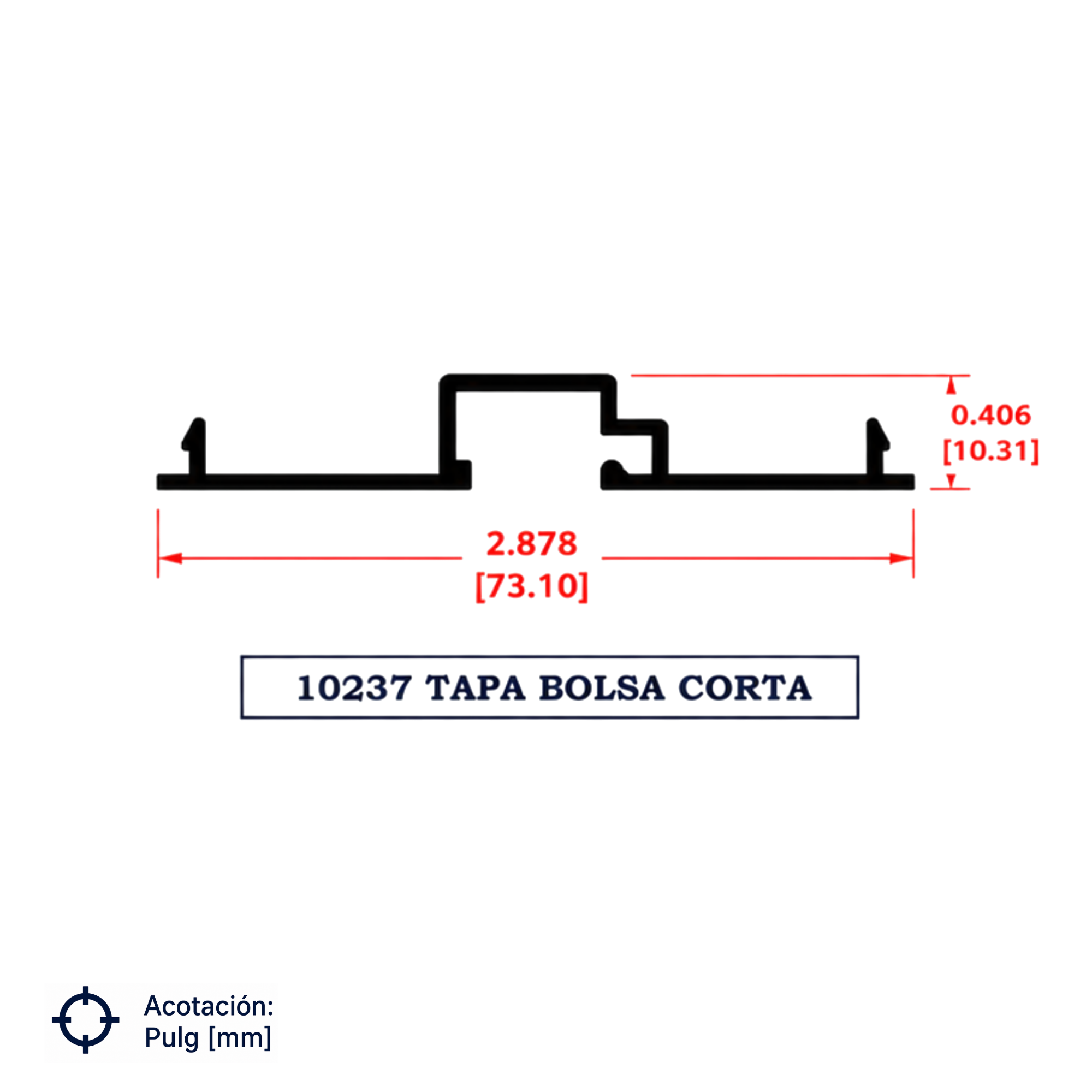 10237 | TAPA BOLSA CORTA Y CHAMBRANA SERIE 3"