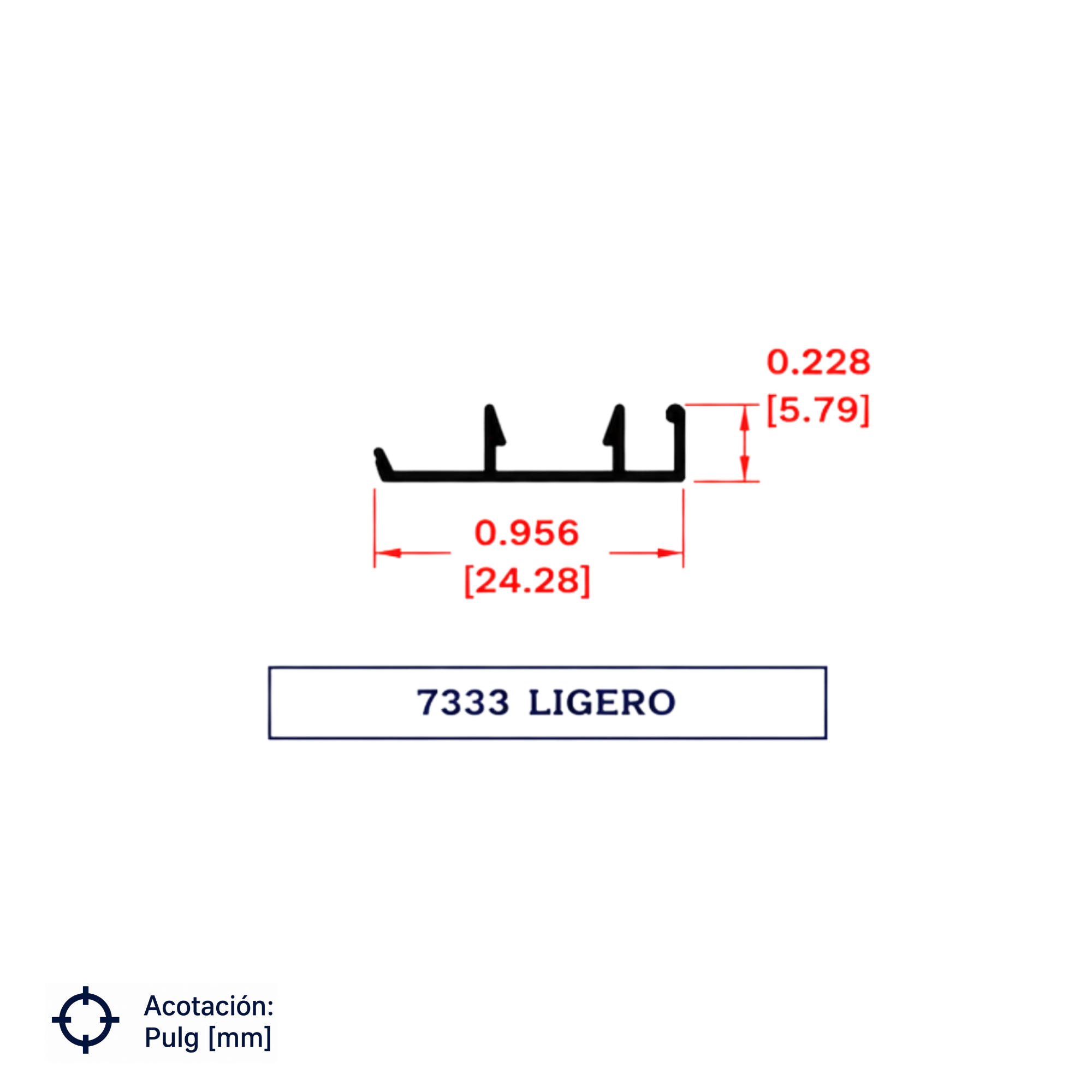 7333 | Perfil Mosquitero Ligero