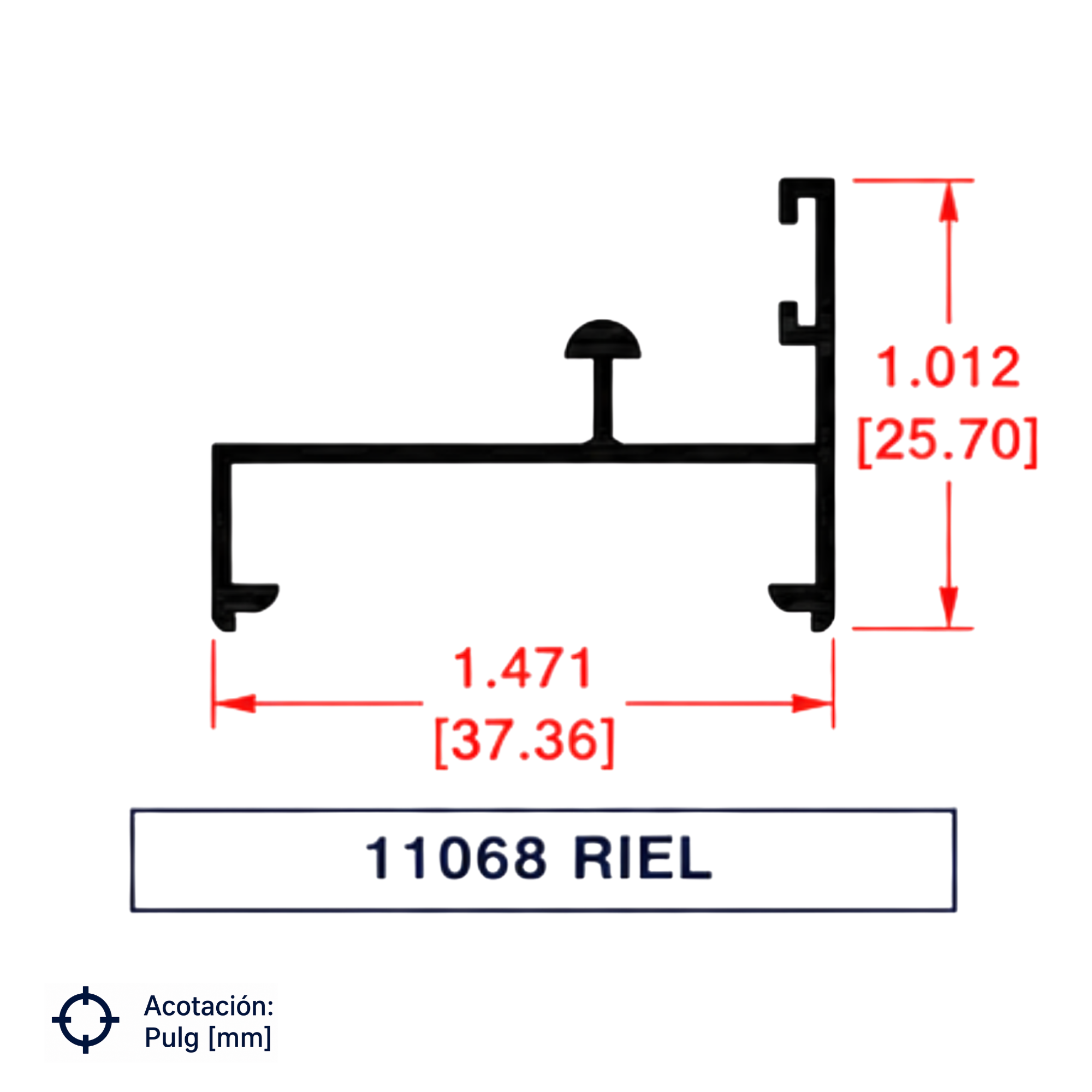 11068 | RIEL SERIE DE 1.5"
